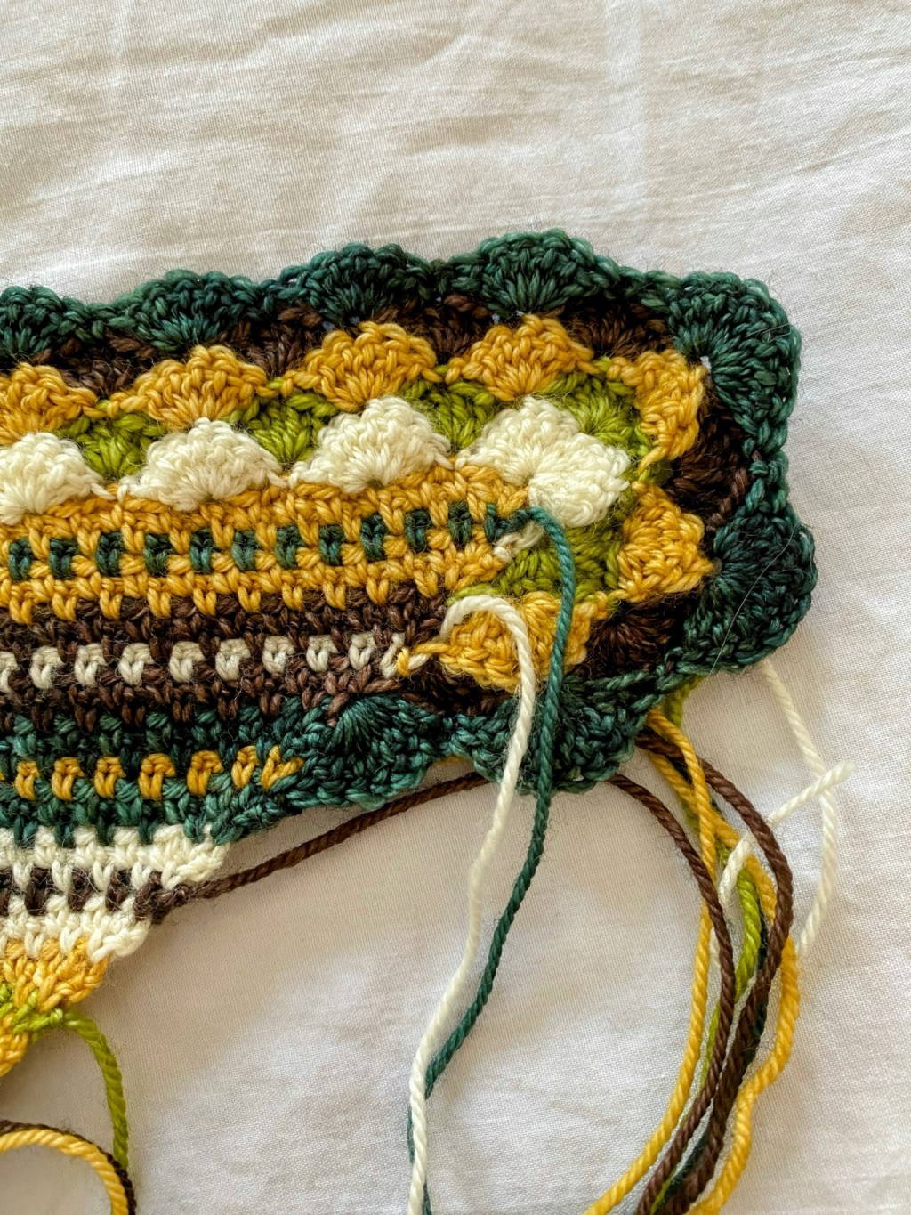 It’s all over but the end weaving . . . again